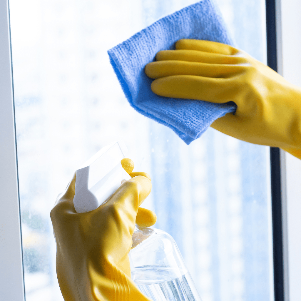 Window cleaning solutions and detergens