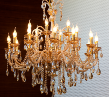 sparkling chandelier