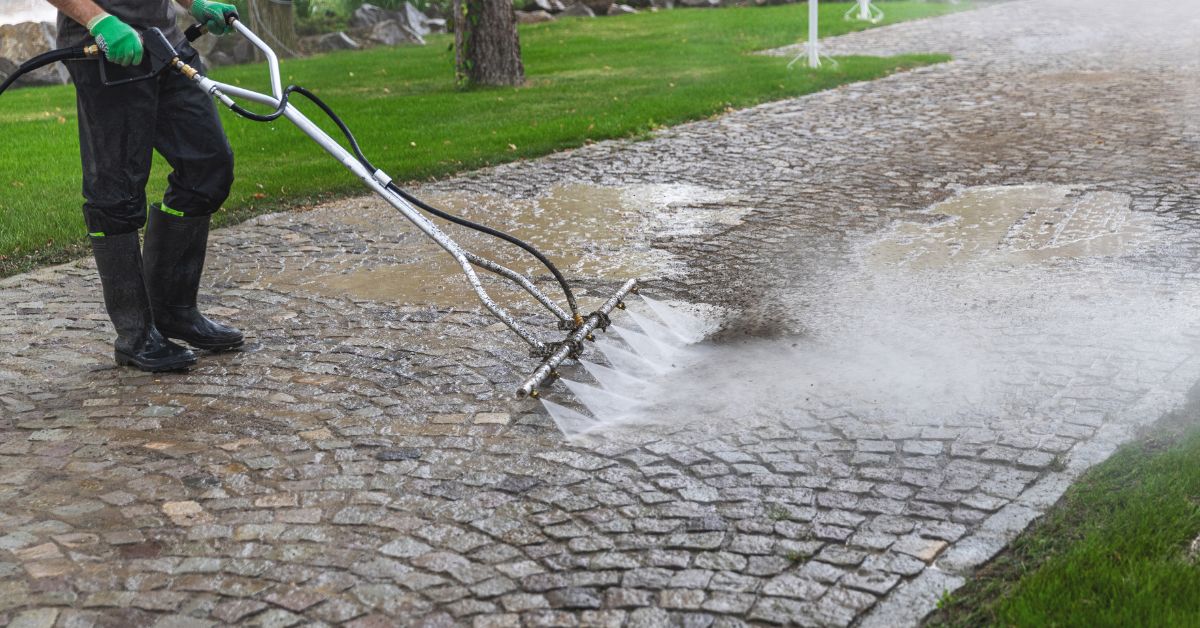 Pressure washing