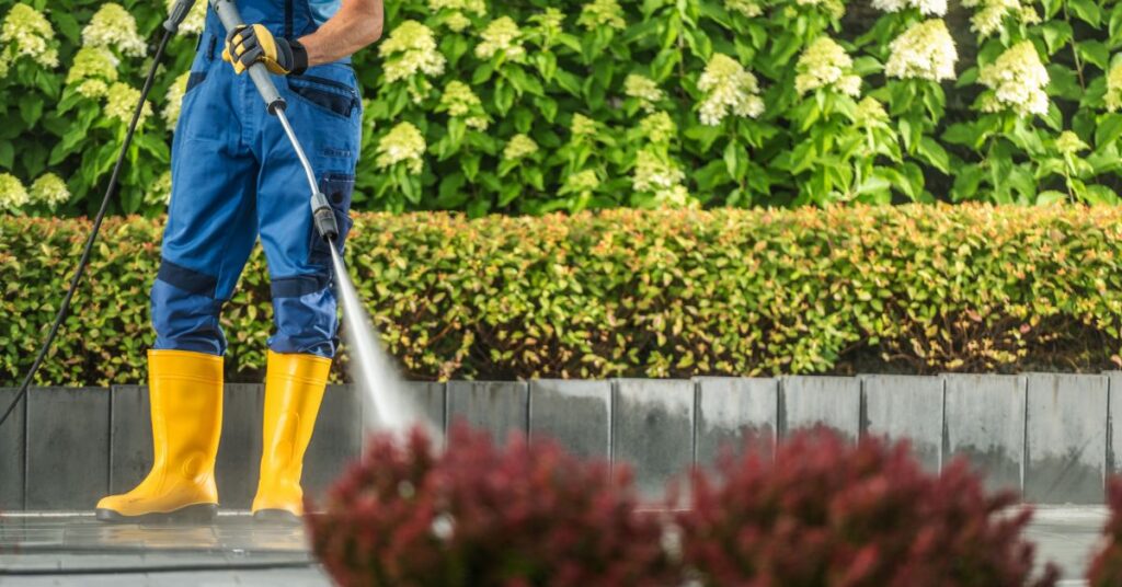 pressure washing