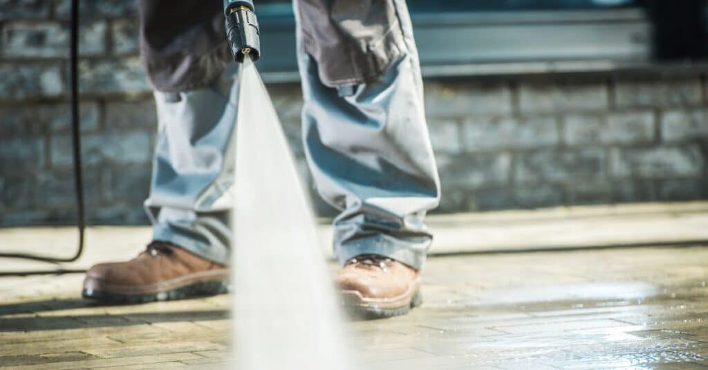 pressure washing