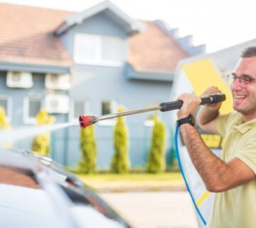 Pressure washing