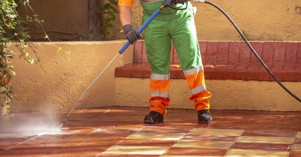pressure washing